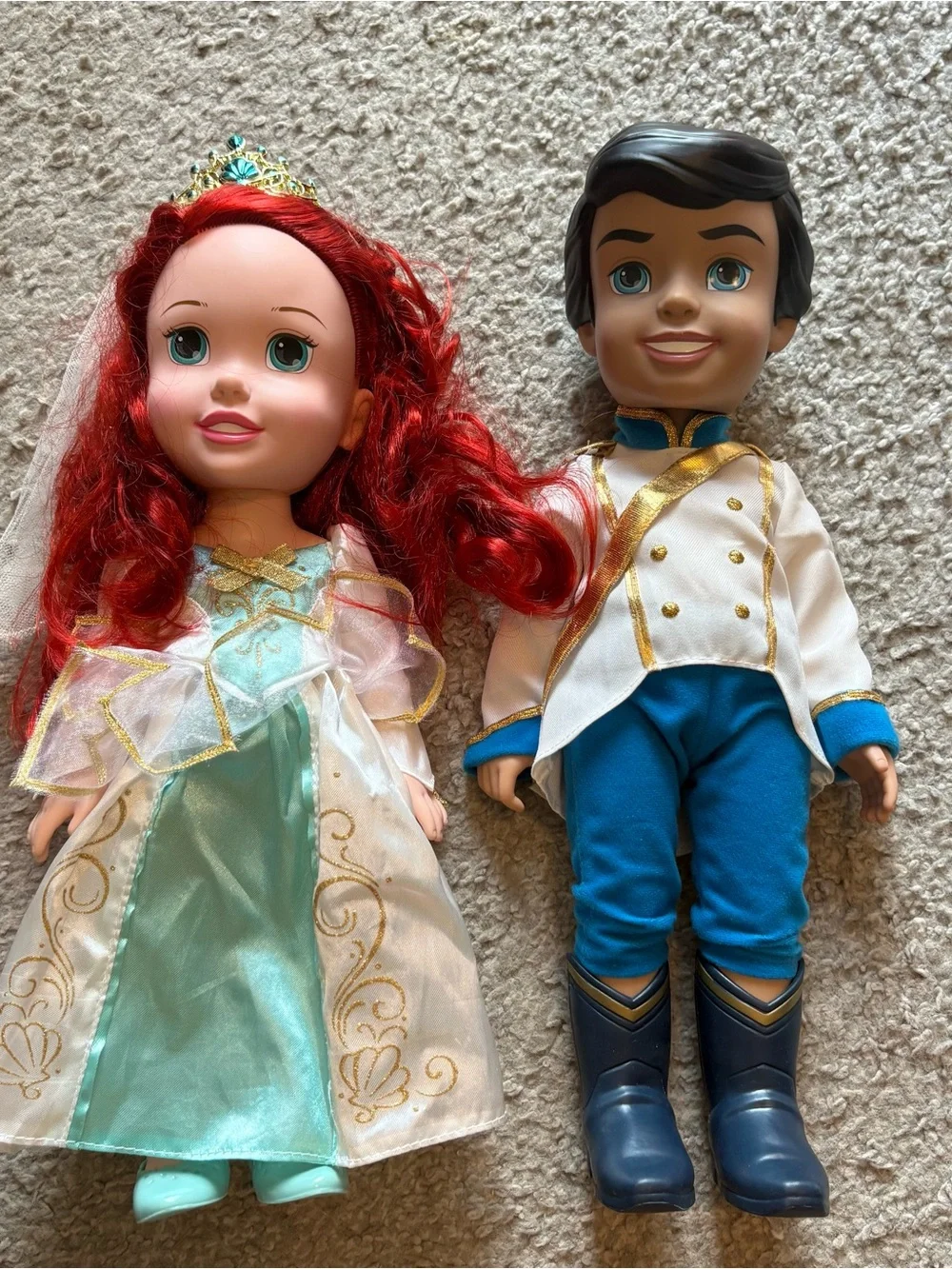 My First Disney Princess Little Mermaid Wedding Bells Ariel & Prince Eric Rare